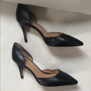 Basic black stiletto heels- banana republic